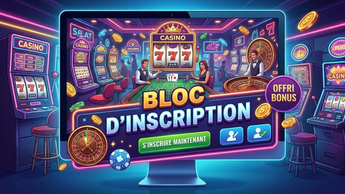 Inscription avec bonus